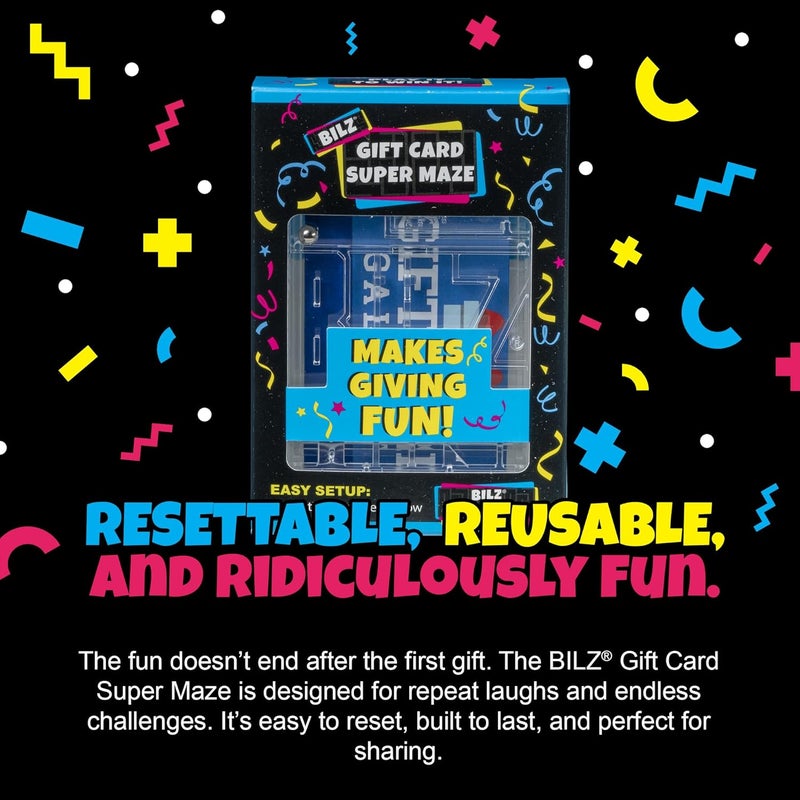 BILZ Gift Card Super Maze - Brain Teasing Puzzle for Cash or Gift Cards - Perfect for Stocking Stuffers and Gifts - Image 5