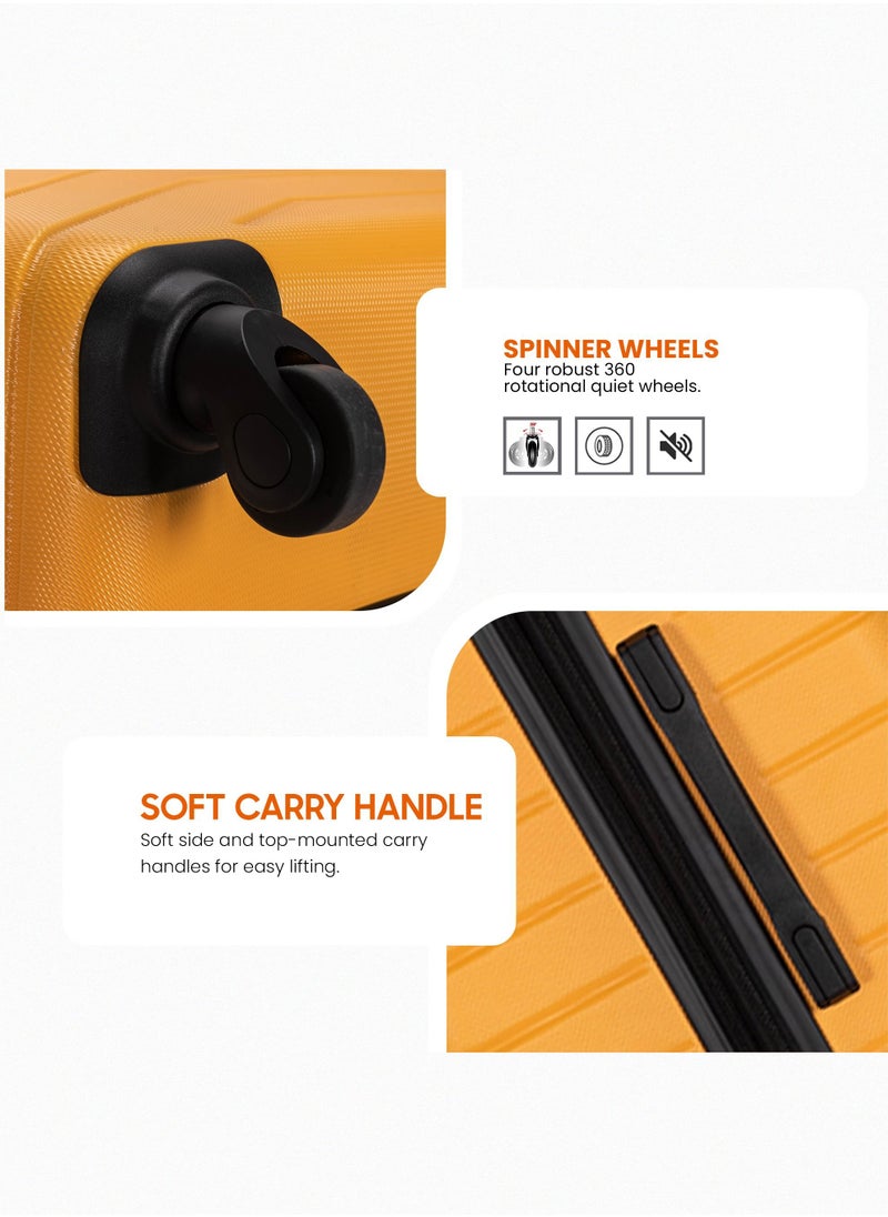 Stargold Suitcase Set of 3 PCS ABS Hardside Travel Luggage Bag  - Image 5