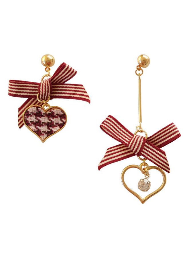 NIBEMINENT Handmade Heart Shape Earrings - Image 1