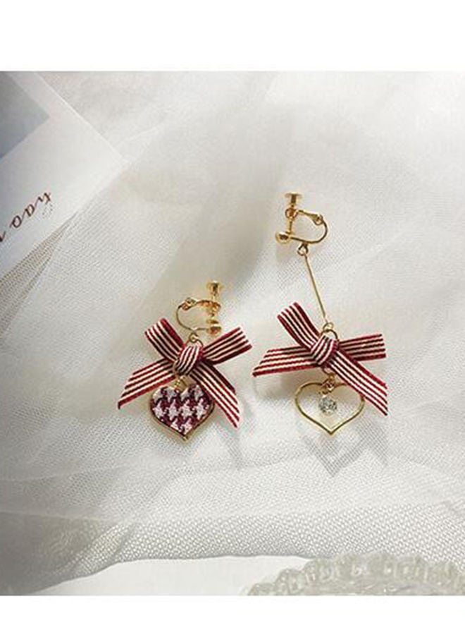 NIBEMINENT Handmade Heart Shape Earrings - Image 2