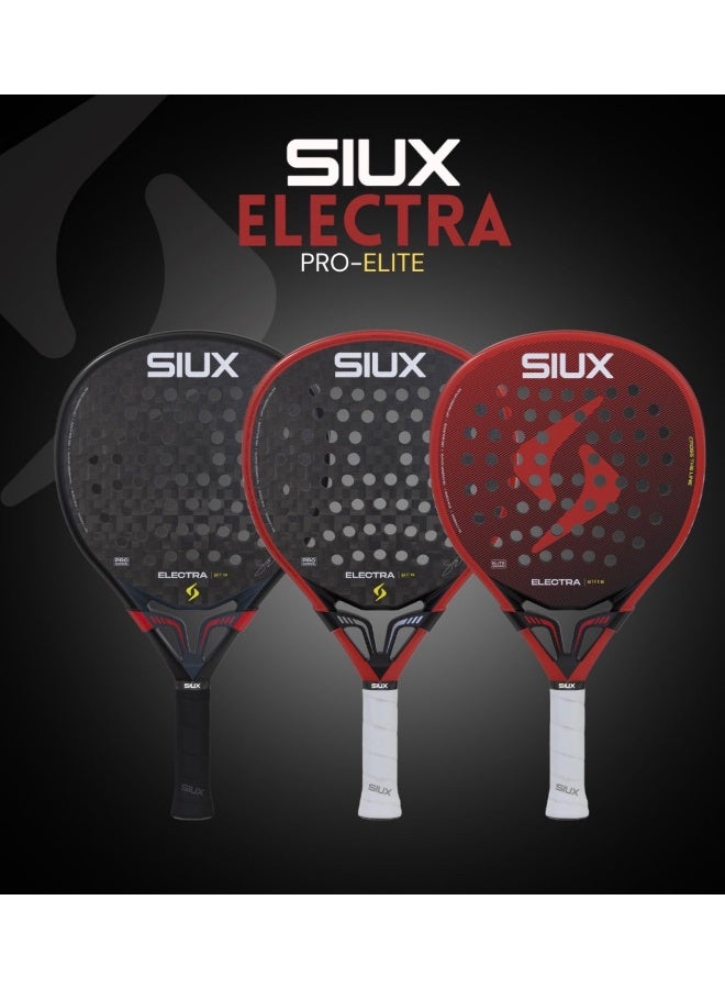 SIUX مضرب بادل Siux Electra Elite 2026 – مضرب هجين من ألياف الكربون 3K مع قلب EVA متوسط ​​اللمسة، ولمسة نهائية رملية ثلاثية الأبعاد، قوة ودقة للاعبين المحترفين - Image 5