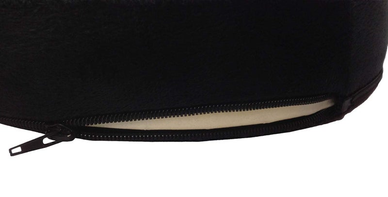 Kieba Coccyx Seat Cushion, Cool Gel Memory Foam Large Orthopedic Tailbone Pillow for Sciatica, Back, and Tailbone Pain (Black) - Image 4
