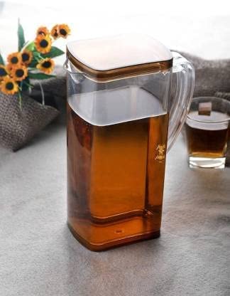 KD ZONE Square Plastic Water Jug - 2L Capacity | BPA-Free Carafe for Home Elegant 2000ml Plastic Carafe - Square Shape for Serving Drinks - Image 4