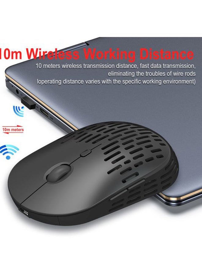 NIBEMINENT Wireless Charging Mouse With Adjustable DPI Black - Image 4