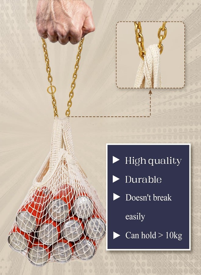 TEN MIRO 18k Chunky Gold Necklace for Women Sweatproof, Non Tarnish Chunky Layered Chain Necklaces Thick Gold Layering Herringbone Paperclip Necklace Stacks Toggle Necklaces for Women Men, Stainless - Image 4
