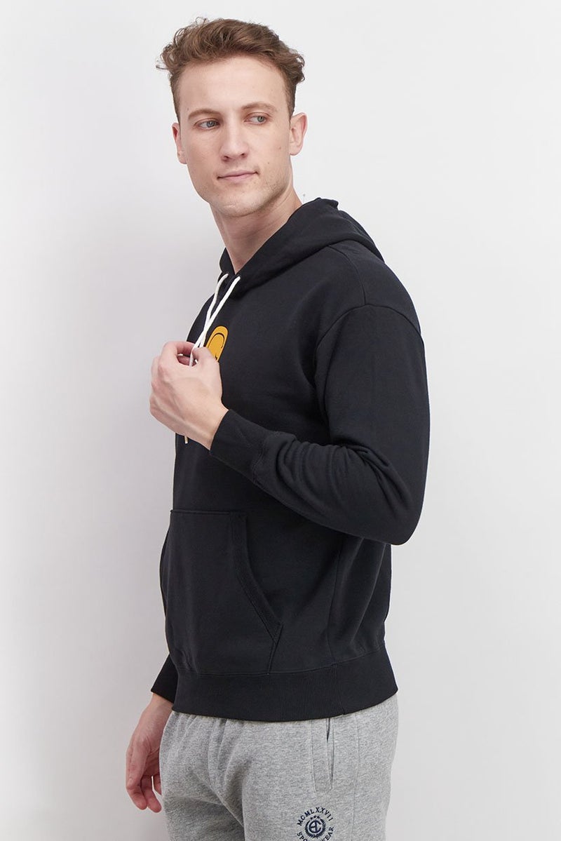 PUMA Men Regular Fit Hooded Sweatshirt, Black  - Image 4