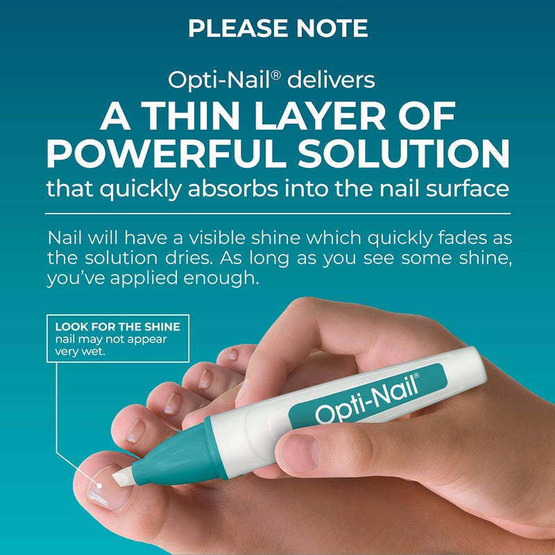 Opti-Nail قلم إصلاح الأظافر الفطرية أوبتي-نايل، يستعيد المظهر الصحي للأظافر المتغيرة اللون أو التالفة بسبب فطر الأظافر، 0.125 أونصة سائلة - Image 4