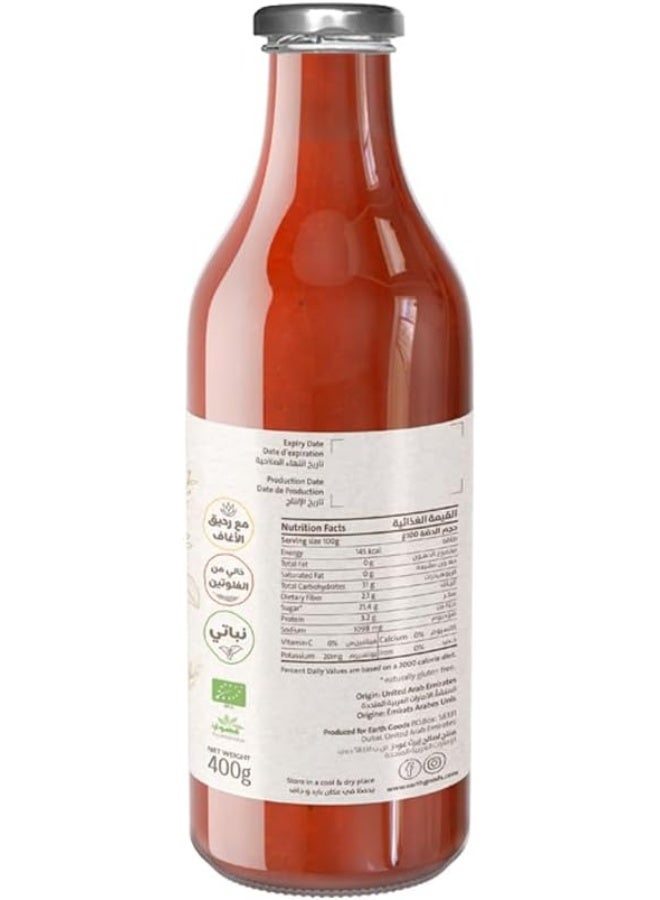 Earth Goods Earth Goods Organic Ketchup No Added Sugar 400g - Image 2