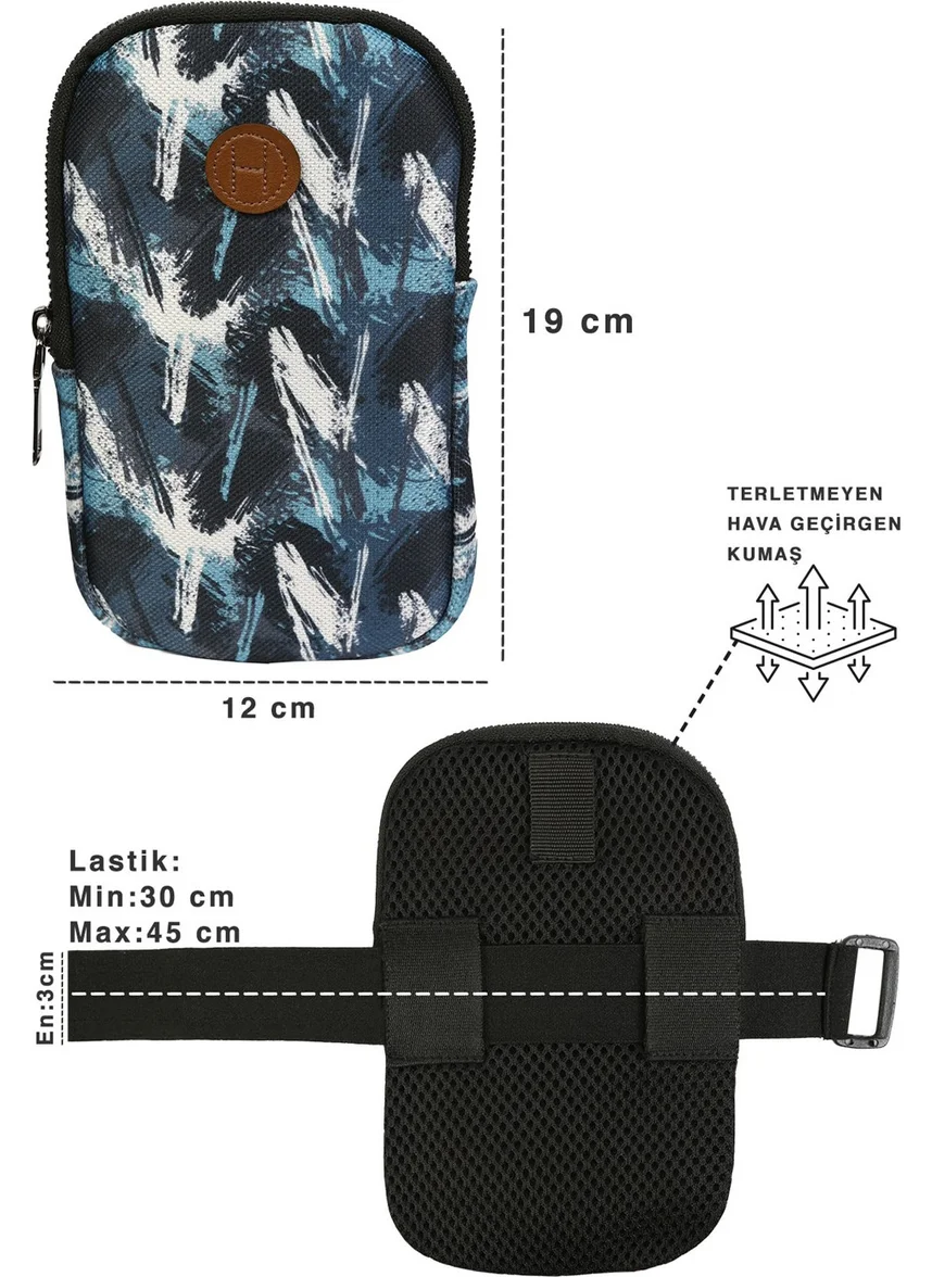 Hamur Dough Sports Arm Wrist Phone Bag Brush