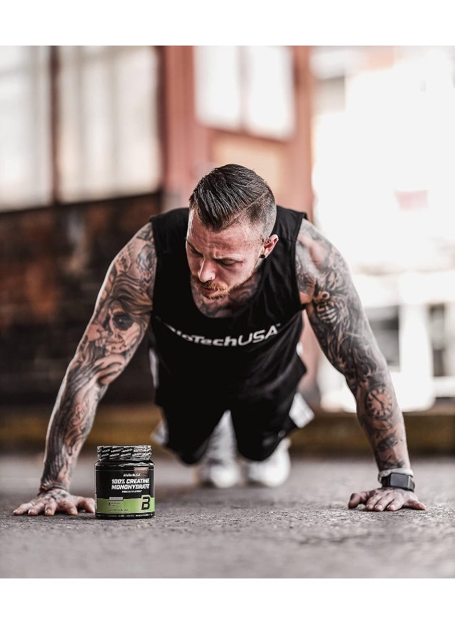 BioTechUSA BioTechUSA 100% Creatine Monohydrate, Creatin Monohydrate Pharmaceutical Grade Powder No Added Flavour, 300g  - Image 2