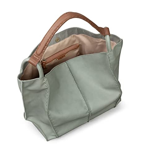 The Sak Los Feliz Large Tote Bag - Premium Leather Handbag With Stylish Design For Everyday, Travel, Beach Bag - Roomy, Durable, Lined Purse With Shoulder Bag Strap, Zipper Pocket - Image 5