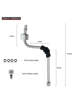MIBRU Coffee Steam Rod Replacement With Two Nozzle Compatible with machines Delonghi Dedica  - Image 5