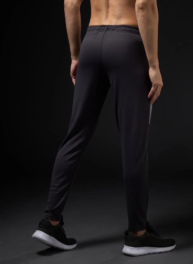 Technosport Technosport Men Contrast Side Panel Slim Fit Track Pants