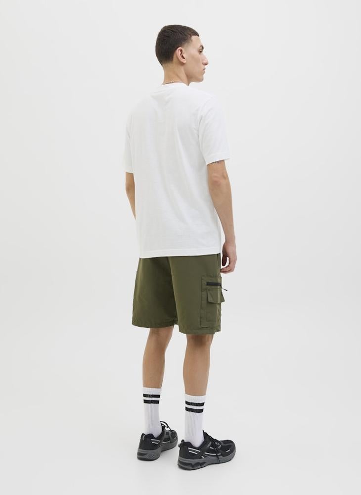 JACK & JONES Jcosago Logo Slub Crew Neck T-Shirt  - Image 2