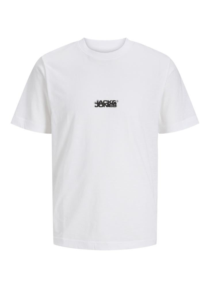 JACK & JONES Jcosago Logo Slub Crew Neck T-Shirt  - Image 5