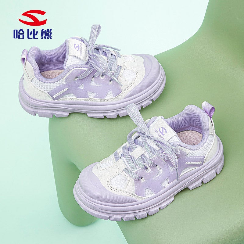 Habixiong 25 Spring Double Net Children'S Sneaker Breathable School Girls Father Shoes Anti-Collision Casual Shoes - Image 5