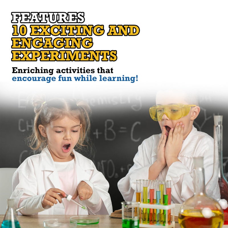 Dr. STEM Toys - Kids First Chemistry Set Science Kit | 29 Lab Elements Includes 10 Easy Experiments | Safe and Non-Toxic Ideas for Kids | Stem Experiments, Learning & Educational Toys - Image 5