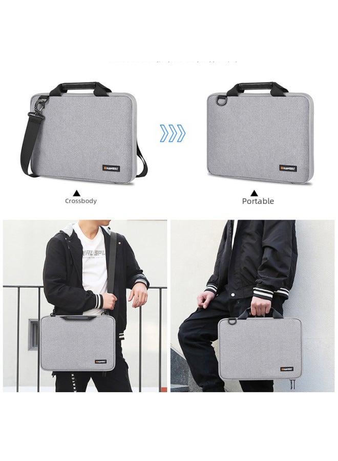 Havel 14/15/16 "Universal Tablet Laptop Portable Crossbody Inner Bag Flat Protective Cover-Color:Black-Applicable Model:14 -15 Inches (HWL2168) - Image 5