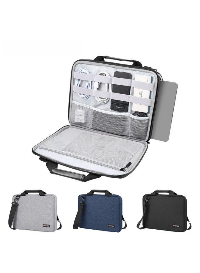 Havel 14/15/16 "Universal Tablet Laptop Portable Crossbody Inner Bag Flat Protective Cover-Color:Black-Applicable Model:14 -15 Inches (HWL2168) - Image 2