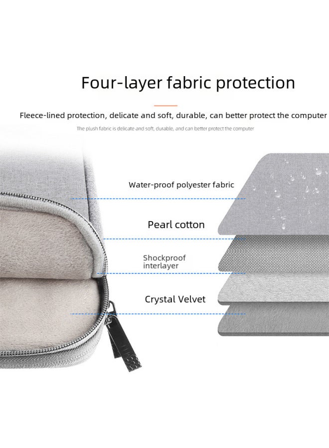 Havel 14/15/16 "Universal Tablet Laptop Portable Crossbody Inner Bag Flat Protective Cover-Color:Black-Applicable Model:14 -15 Inches (HWL2168) - Image 3