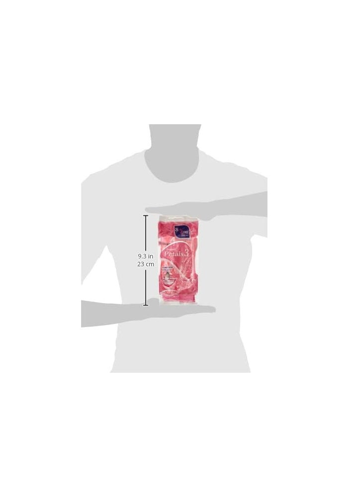 Laser Petals 3 Three Blade Disposable Shaving Razor for Women - 12 Count with Aloe & Vitamin E Moisturizing Strip - Image 3