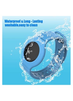 SYOSI Wristband for Airtag, SYOSI Kids Silicone Bracelet for Airtag, 5 Pack Airtag Watch Band for Kids, Toddler, Baby, Children, Elders, Colorful, Waterproof Wristband for Apple Airtag  - Image 5