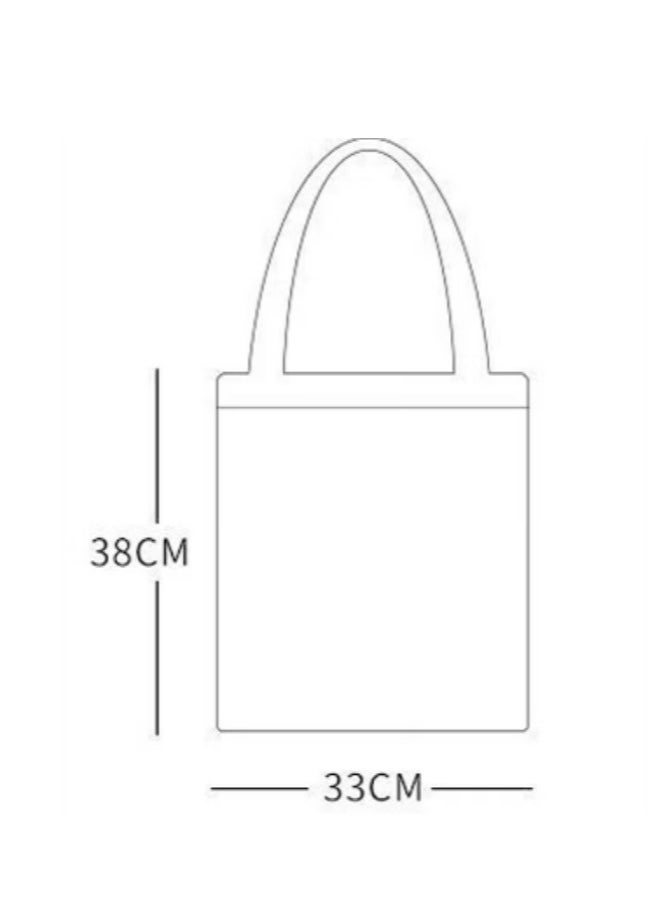 Hello Kitty Cartoon Sanrio Hello Kitty pattern canvas tote bag  - Image 2