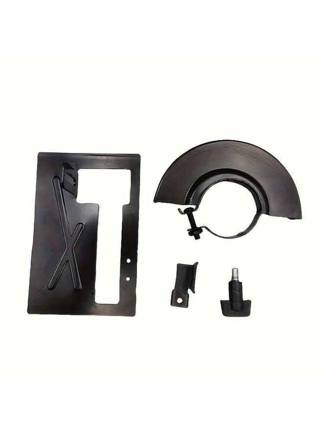 1 Set Adjustable Metal Safety Cover With 5.4 Inch Black Bracket Base For Woodworking Circular Saw Blades - Image 1