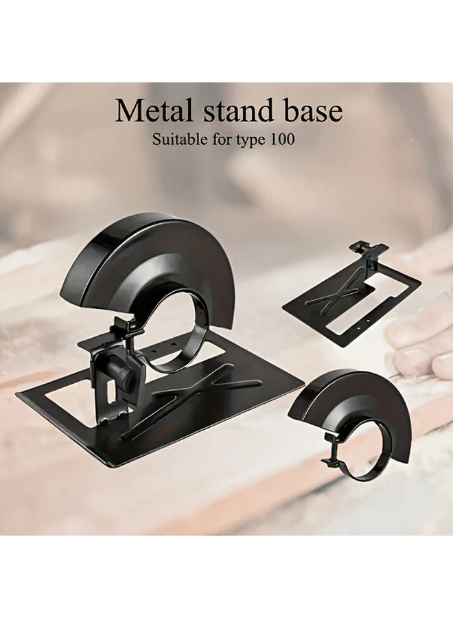 1 Set Adjustable Metal Safety Cover With 5.4 Inch Black Bracket Base For Woodworking Circular Saw Blades - Image 3