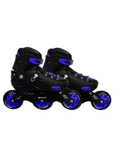 ENDLESS  EL1033 Inline Adjustable Skates Large 39 EUR (UK 5.5) - 43 EUR (UK 9) for 12 Years and Above |Aluminium Chassis and 100 mm PU Three Wheels | With ABEC 9 Bearings | Indoor and Outdoor  - Image 1