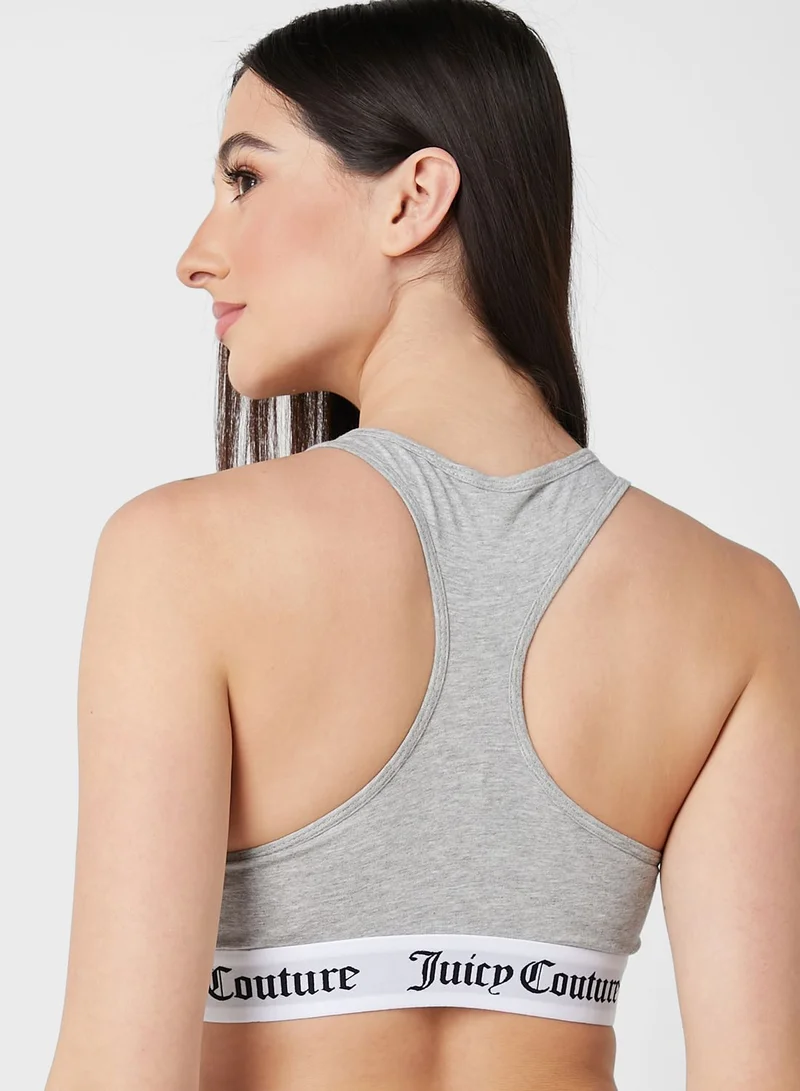 Juicy Couture Logo Band T-Shirt Bra