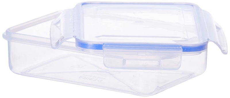 Aristo Lock & Fresh 210 Plastic Storage Container For Storing Snacks, multipurpose use - 700 ML, Transparent Clear, medium (LOCK&FRESH210) (19 x 13 x 5.5cm) - Image 3