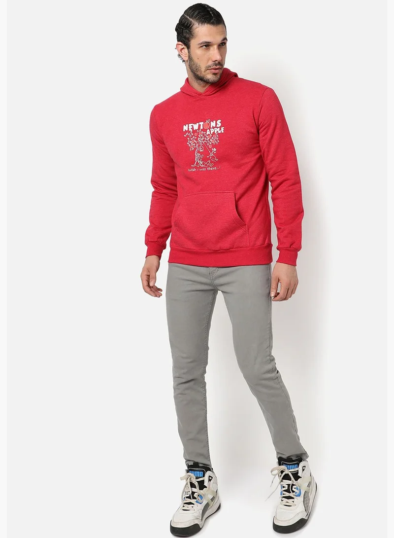 Campus Sutra Printed Sweatshirt