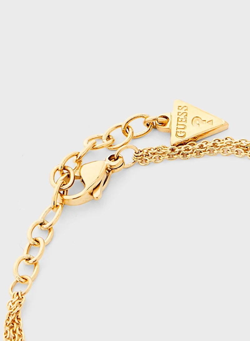 GUESS Multi Chain Charm Bracelet