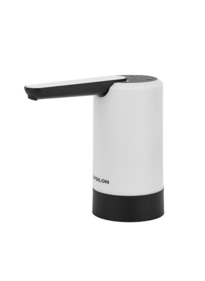 Epsilon - Epsilon Automatic Water Dispenser- EPSWD1465| Simple Installation,  Can be Used at Home and Office| Portable and Light-Weight Dispenser with Easy One Touch Mechanism and USB Charging| White - Image 1