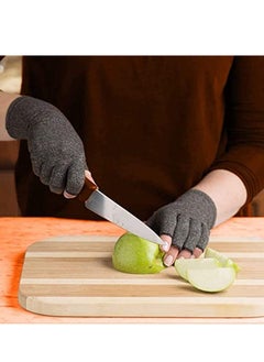 Generic Arthritis Compression Gloves, Women Men for Carpal Tunnel, Rheumatoid, Tendonitis, Fingerless for Computer Typing and Daily work for Pain Relief- (M) 1 Pair  - Image 4