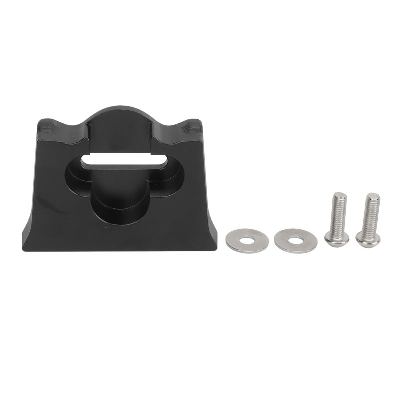 Aluminum Tailgate Limiter Black Replacement For Wrangler JK JKU 2007-2018 - Rust Resistant Rear Door Latch Bumper Stop With Adjustable Design For Enhanced Durability - Image 1
