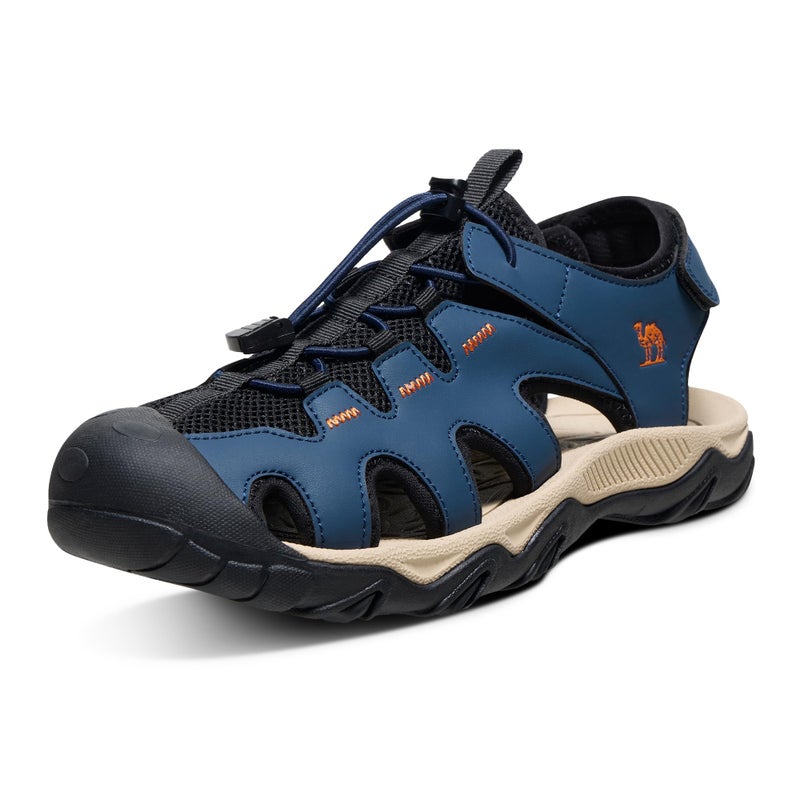 CAMEL CROWN Men's Hiking Sandals Anti-Slipping Athletic Water Shoes with Arch Support Closed Toe Outdoor Summer Camping Sport Sandal for Beach Blue 8 - Image 3