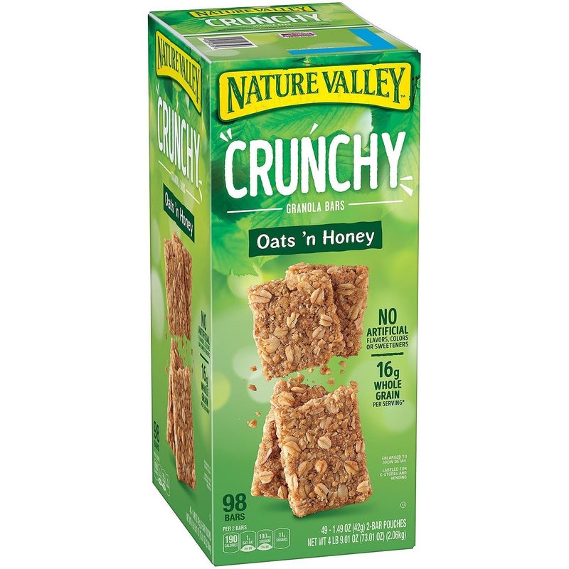 Nature Valley Crunchy Granola Bars Oats N Honey 98Count 149oz bars - Image 3
