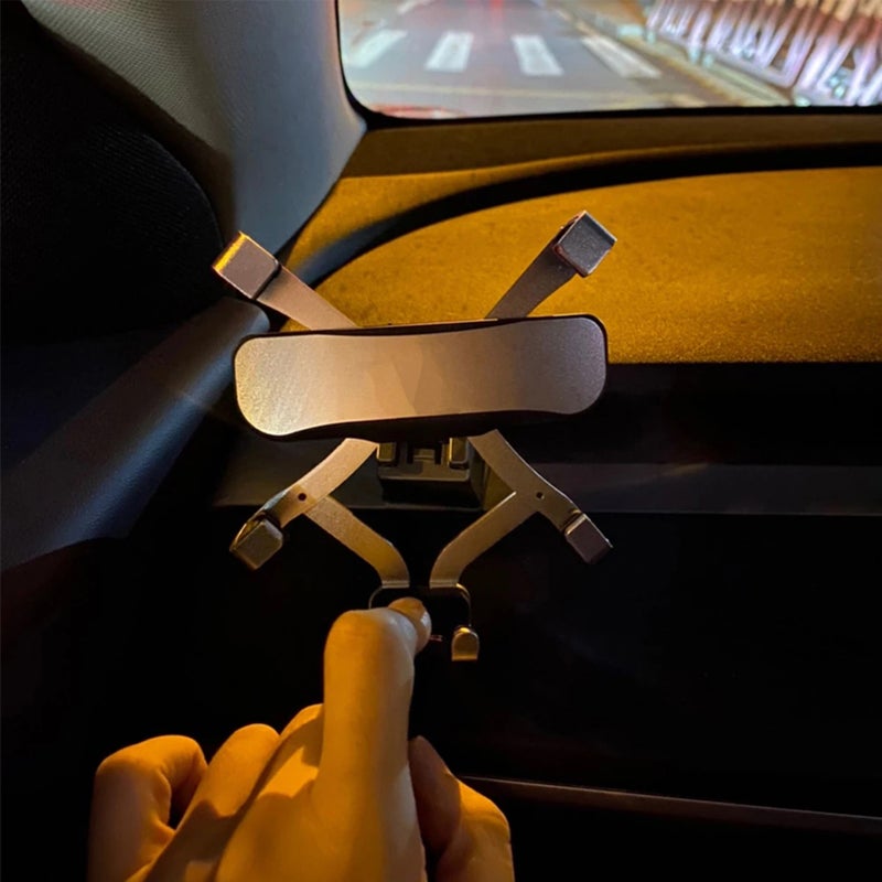 Car Phone Mount Holder Air Outlet Mount Smartphone Holder Cradle Stable  Non-slip Phone Stand Replacement for all Tesla Model Y and Model 3 ( Above 2021) - Image 3