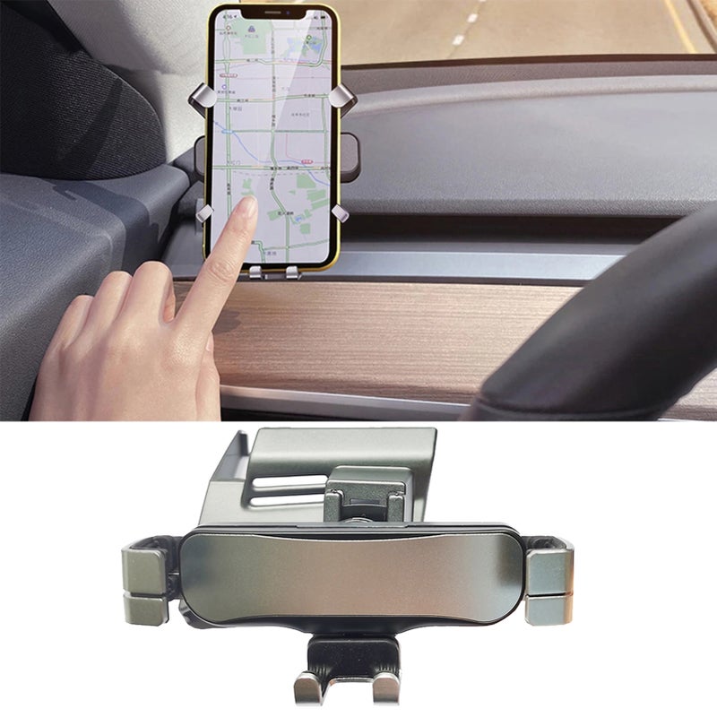 Car Phone Mount Holder Air Outlet Mount Smartphone Holder Cradle Stable  Non-slip Phone Stand Replacement for all Tesla Model Y and Model 3 ( Above 2021) - Image 5