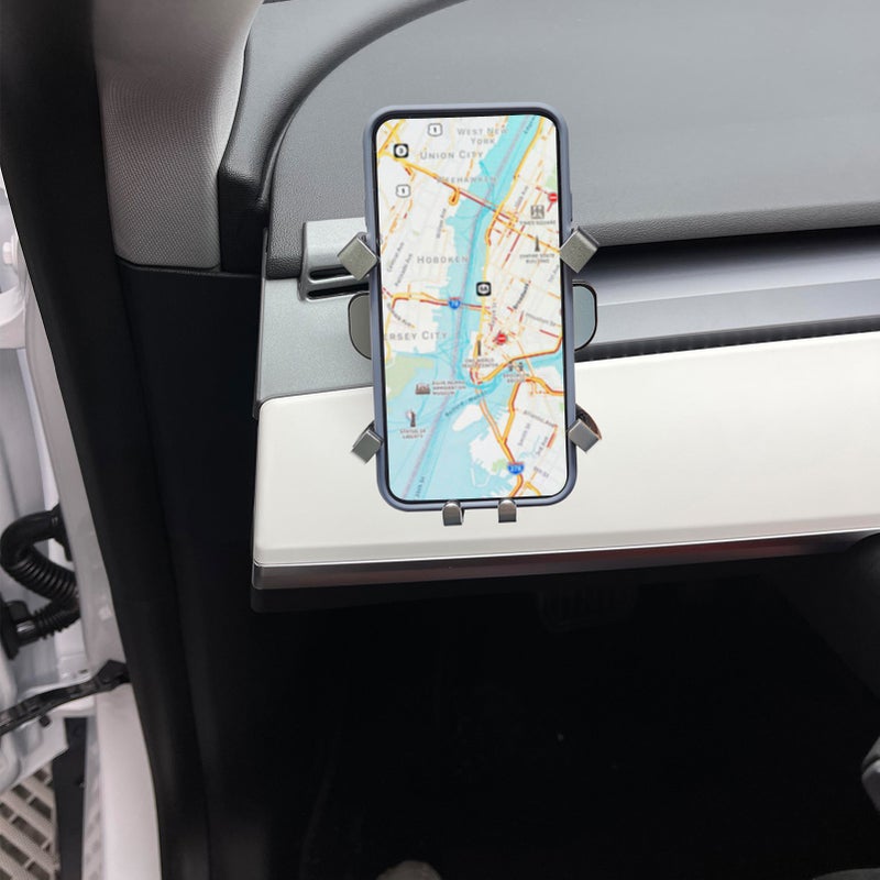 Car Phone Mount Holder Air Outlet Mount Smartphone Holder Cradle Stable  Non-slip Phone Stand Replacement for all Tesla Model Y and Model 3 ( Above 2021) - Image 4