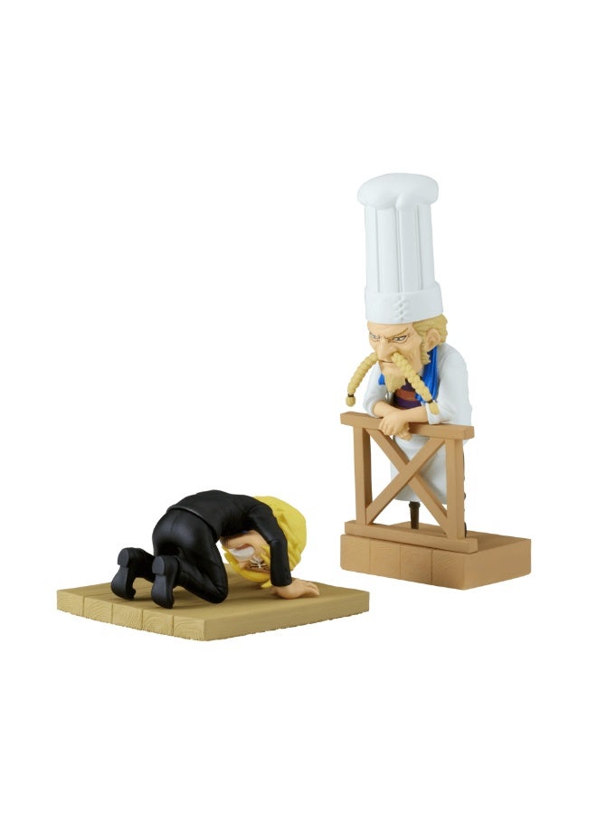 ONE PIECE -SANJI & ZEFF-2  WORLD COLLECTABLE FIGURE LOG STORIES Figure By Banpresto