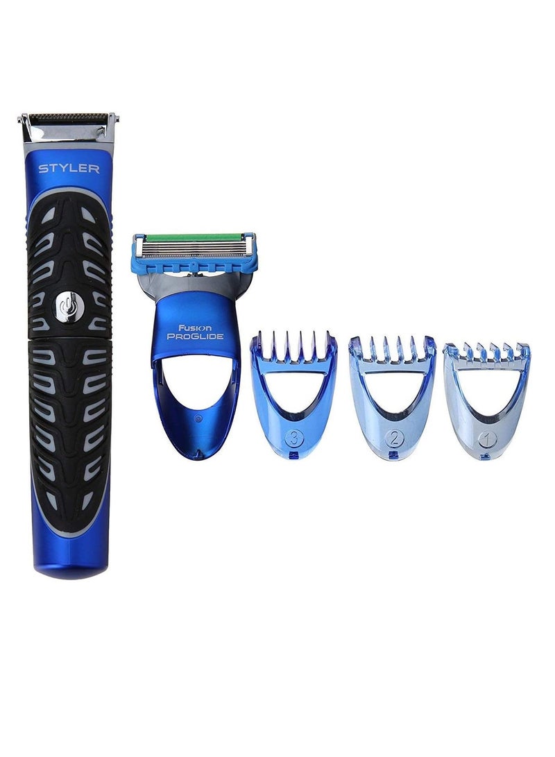ماكينة وأداة تخفيف الشعر جيليت فيوجن بروغلايد ستايلر  لجميع الأغراض - Image 2