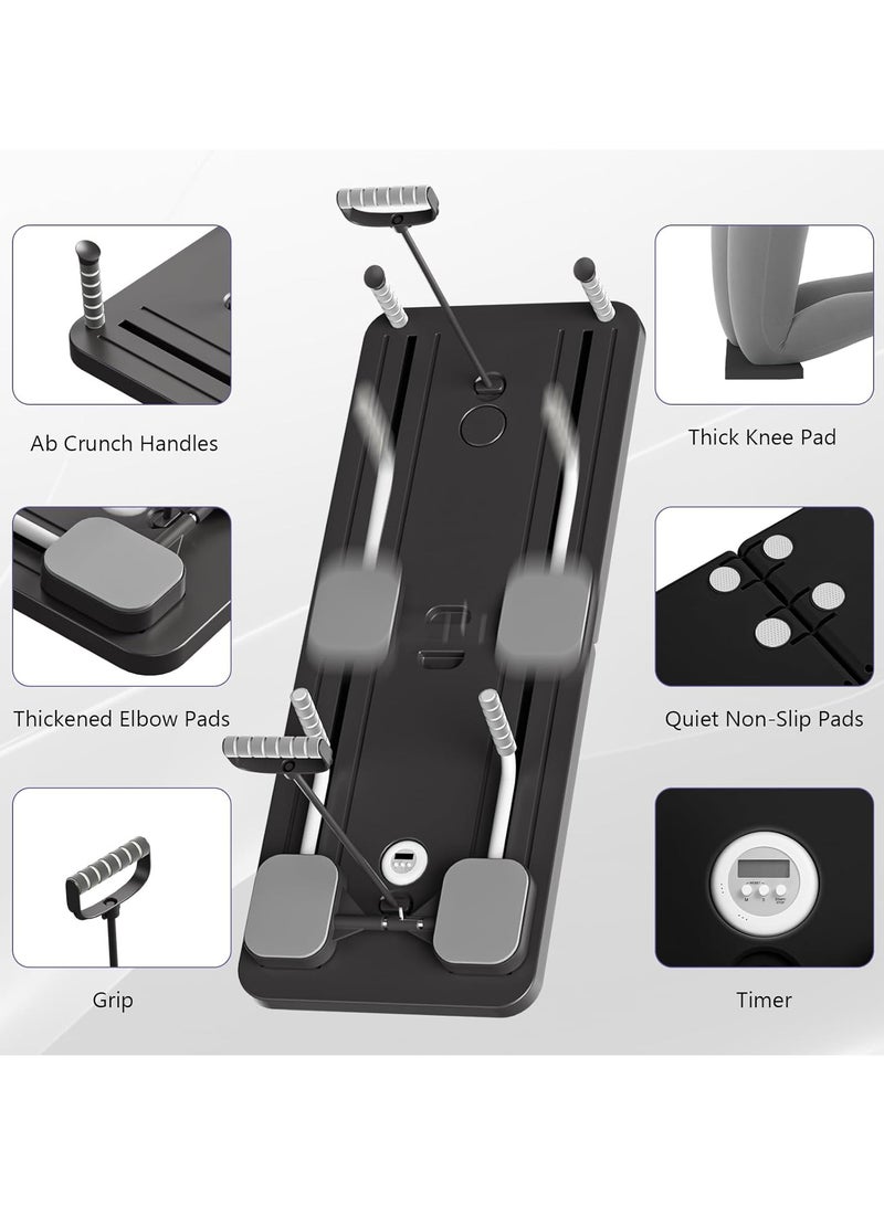 founder Pilates Board - Pilates Reformer Set, Multi-Purpose Foldable Pilates Reformer Board for Home, 5 in 1 Pilates Sliding Board - Image 3