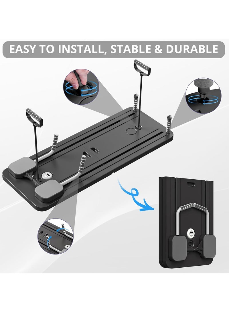 founder Pilates Board - Pilates Reformer Set, Multi-Purpose Foldable Pilates Reformer Board for Home, 5 in 1 Pilates Sliding Board - Image 5