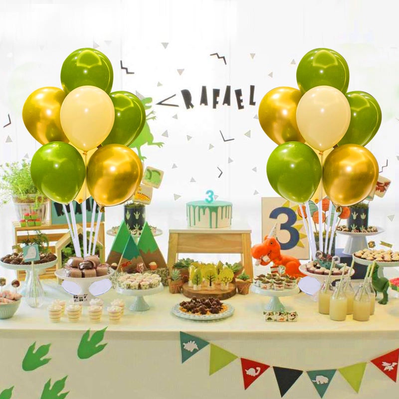 LOBUBT 10 Sets Balloon Stand Kits, Balloon Sticks Holder with Base for Table Centerpiece Graduation Birthday Baby Shower Party Decorations - Image 3