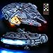 BRIKSMAX Led Lighting Kit for Millennium Falcon  Compatible with Lego 75257 Building Blocks Model  Upgraded Version with Remote Control  Not Include The Lego Set - Image 4