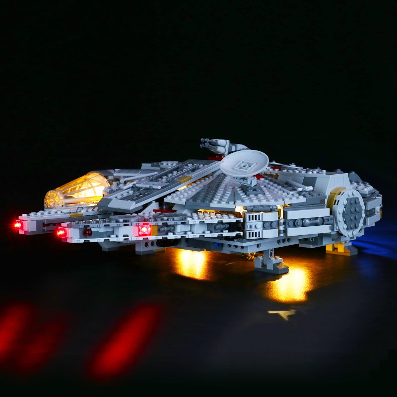 BRIKSMAX Led Lighting Kit for Millennium Falcon  Compatible with Lego 75257 Building Blocks Model  Upgraded Version with Remote Control  Not Include The Lego Set - Image 3