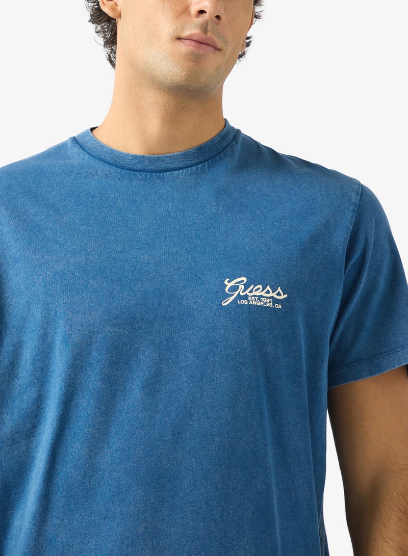 جس تي شيرت بأكمام قصيرة وشعار - Image 3